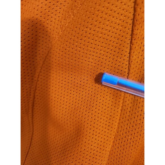 Vintage Nike Golf Polo Shirt Men's Large Orange Y2K Mesh Vent Swoosh - Picture 6 of 12
